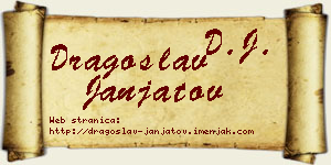 Dragoslav Janjatov vizit kartica